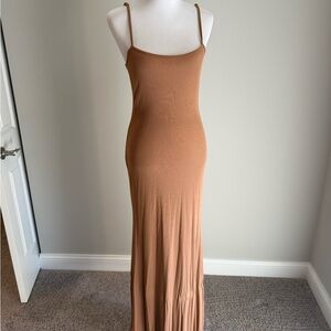 SKIMS Tan Maxi Dress